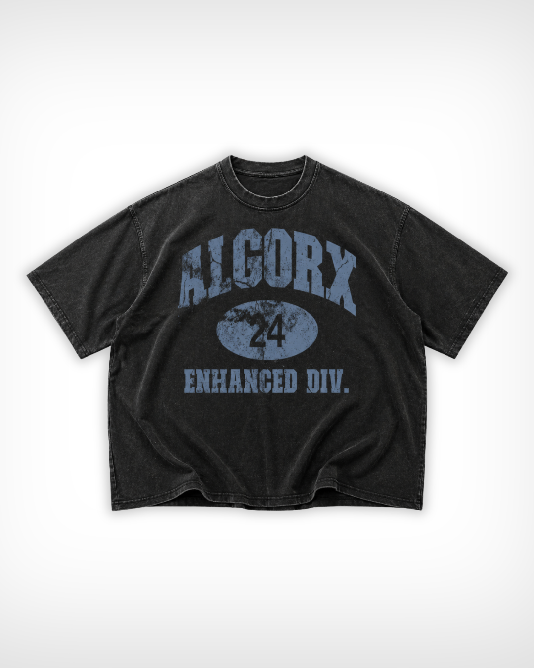 Thick Varsity Vintage Wash Drop Shoulder T-shirt