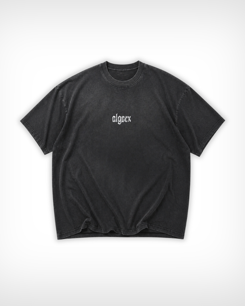 Metal Vintage Wash Drop Shoulder T-shirt