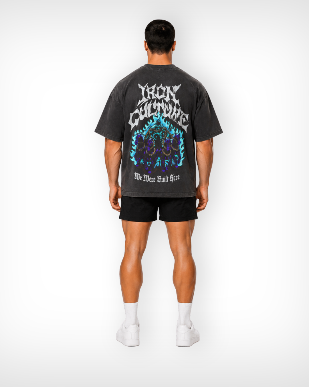 Metal Vintage Wash Drop Shoulder T-shirt