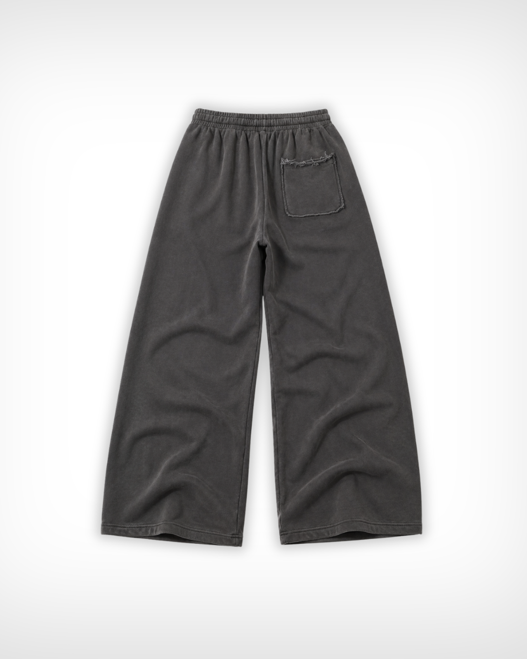 Snow Washed Raw Edge Sweatpants
