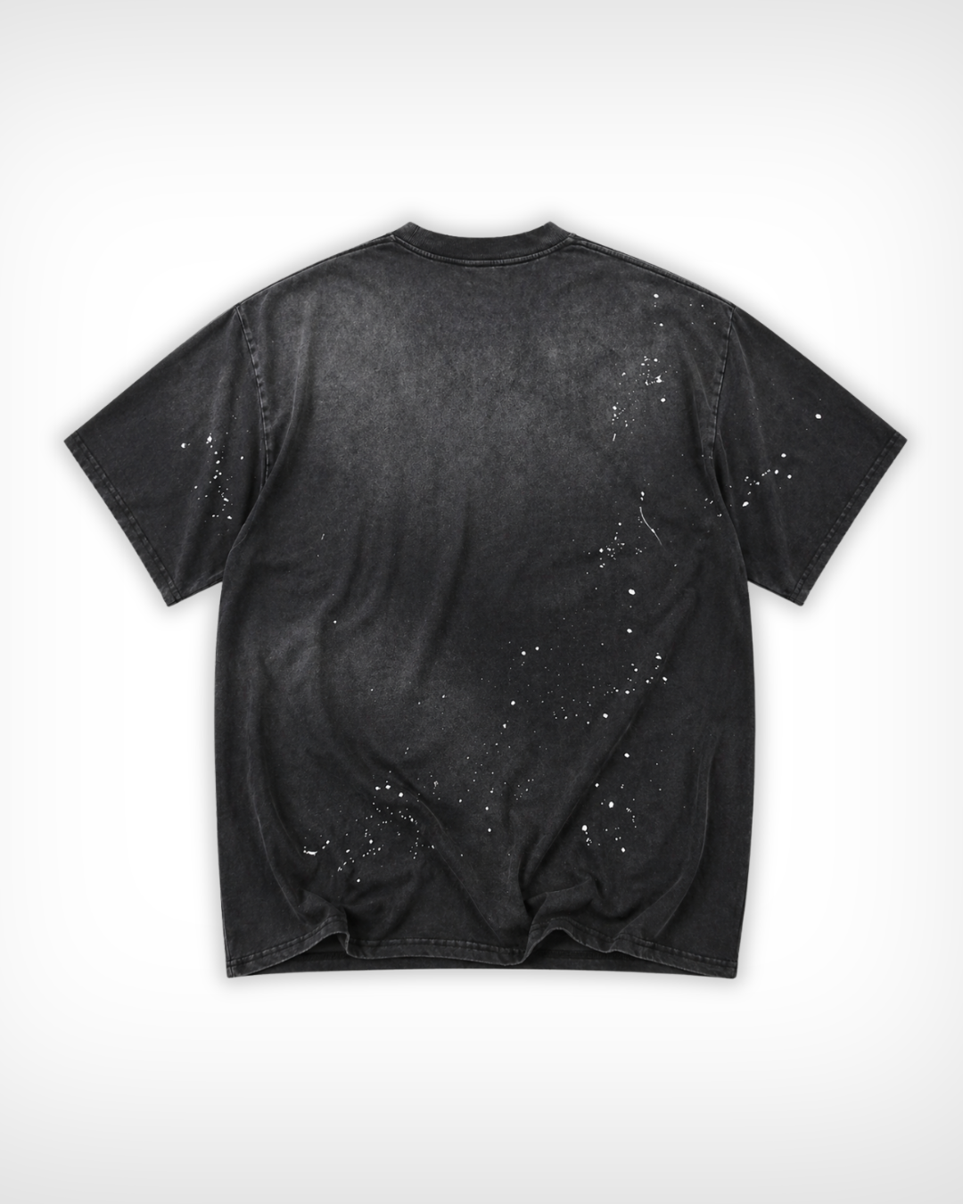 Our World Hand-Frayed Sunfade Paint Splatter T-Shirt