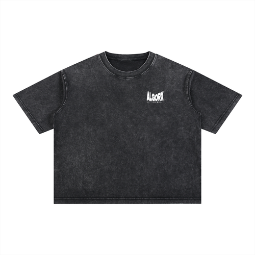 Mineral Wash Boxy Cotton T-Shirt